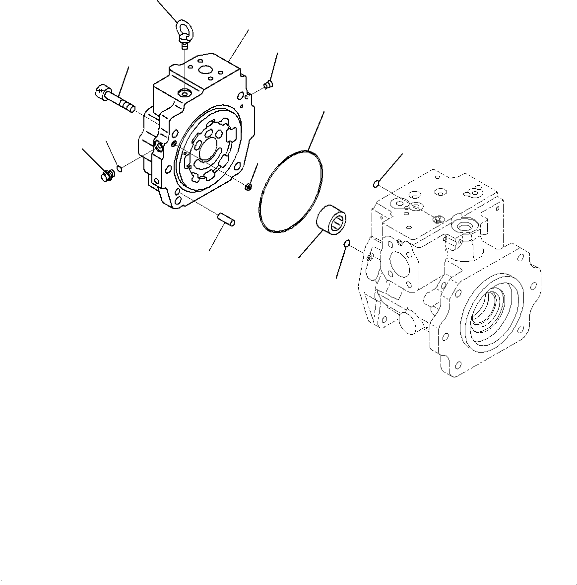 Cap Assembly, End (708-1L-04220) KOMATSU