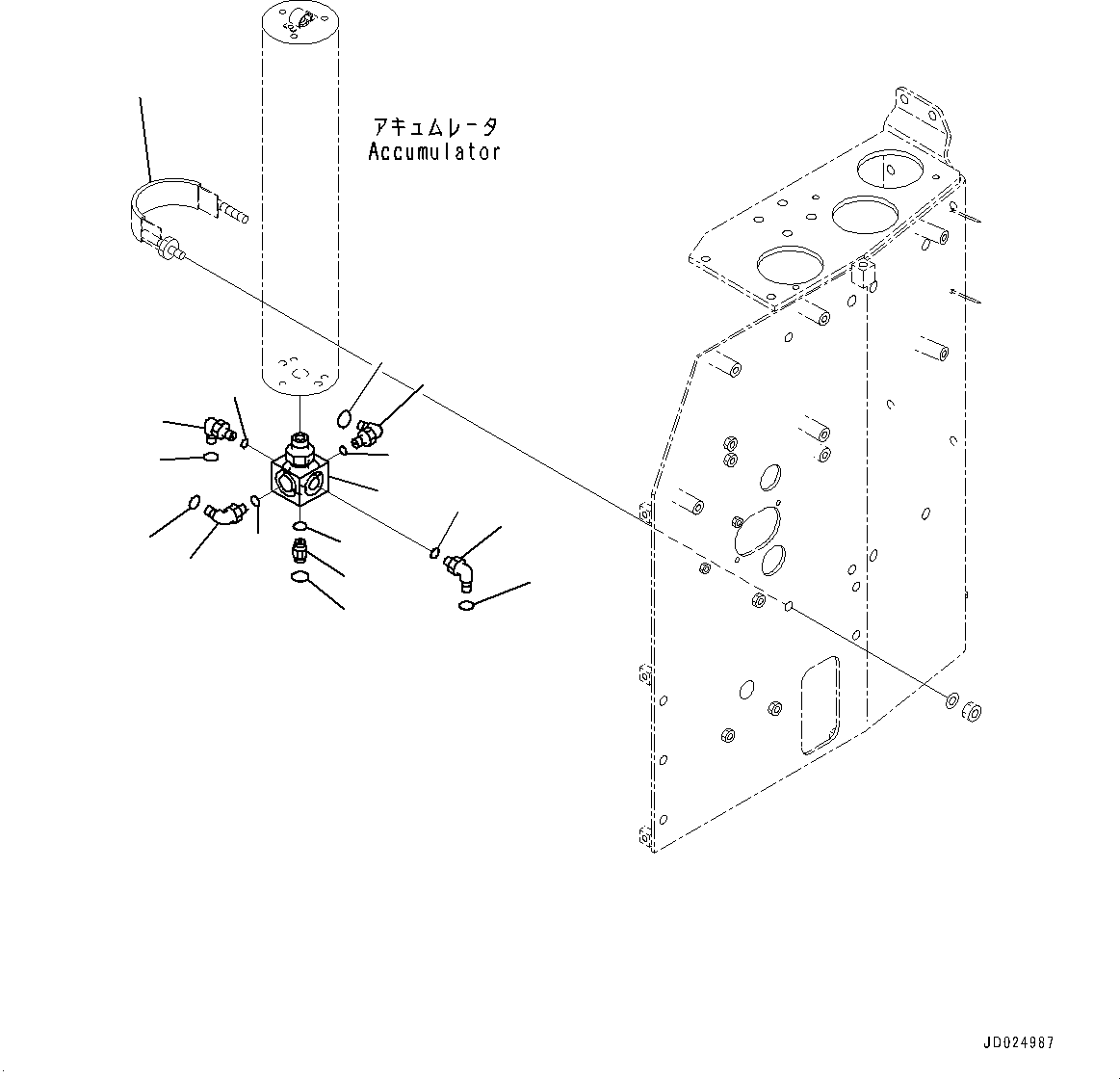 Band(Brake Piping,Mounting,For EC Regulation Arrangement) (566-43-84280) KOMATSU