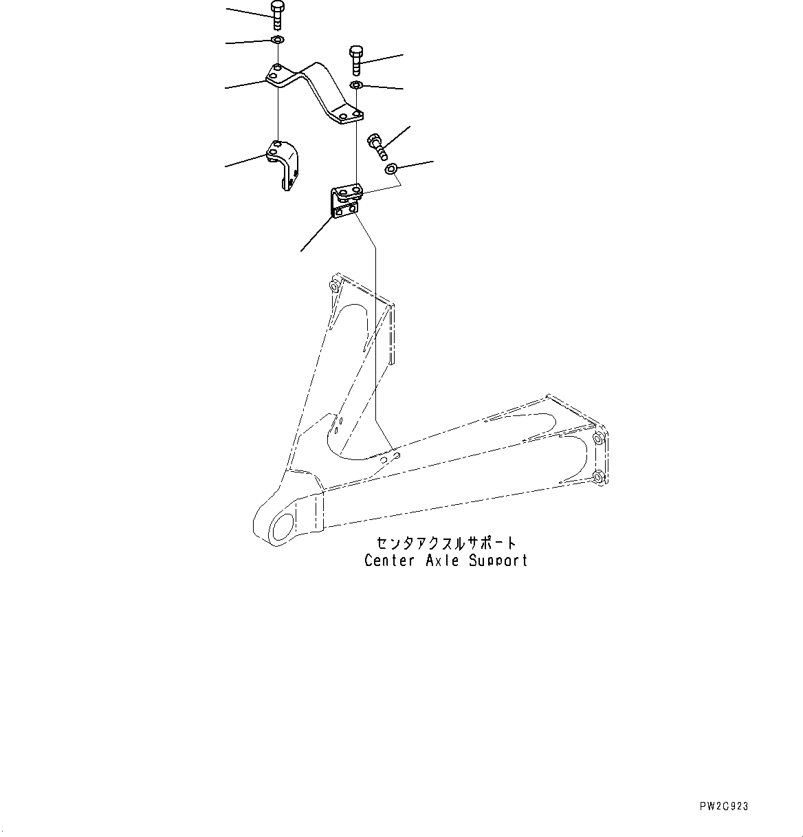 BRACKET,(R.H),R.H. 56C-89-12151 KOMATSU