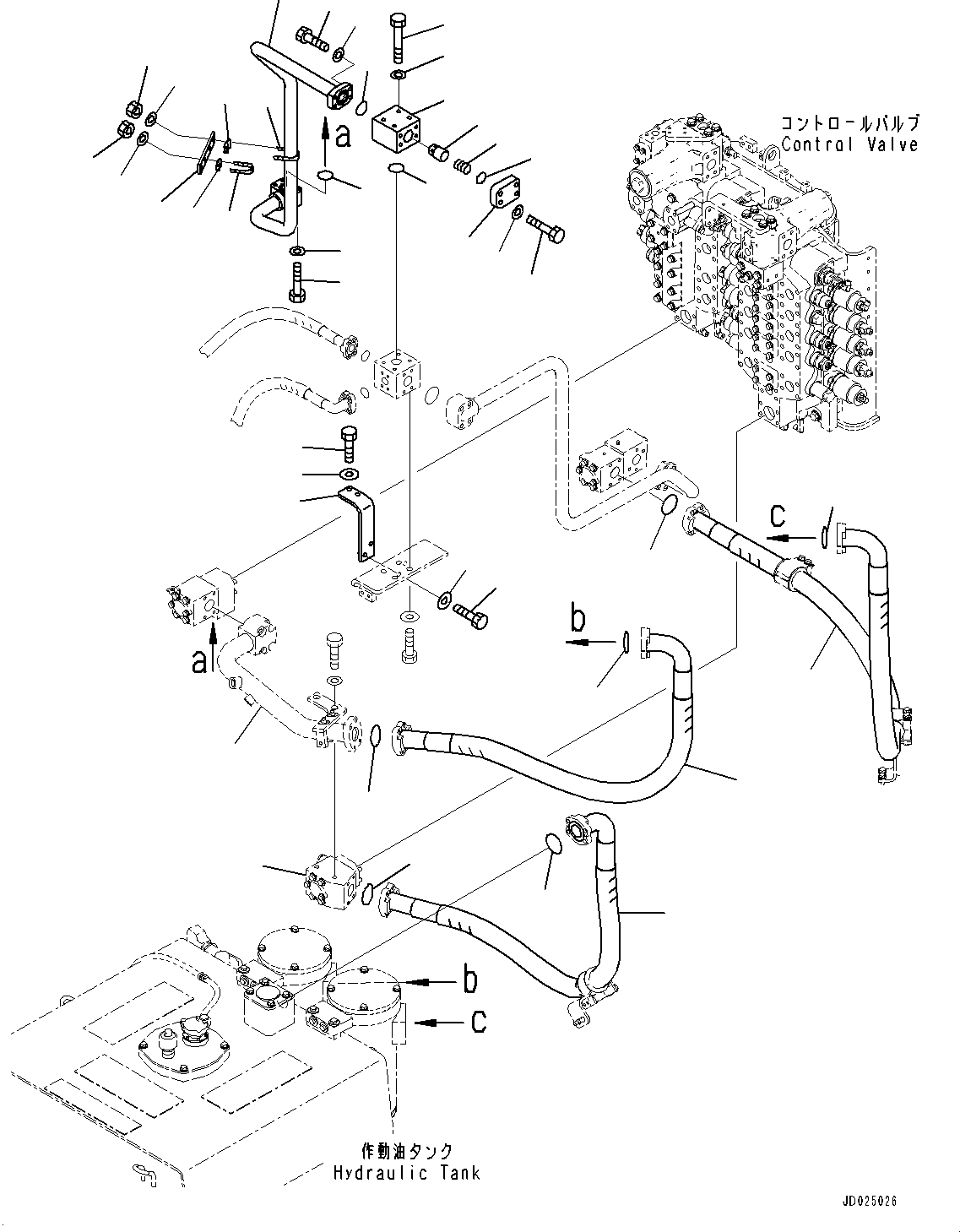 Block(Return Piping,No.1 Valve) (21N-62-31580) KOMATSU