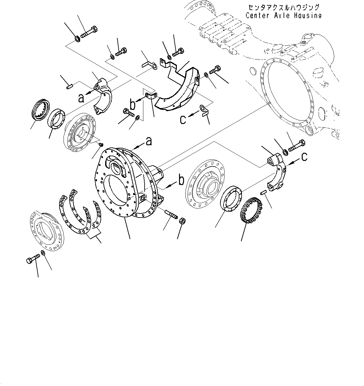Carrier and Cap Assembly 56C-23-11103 KOMATSU