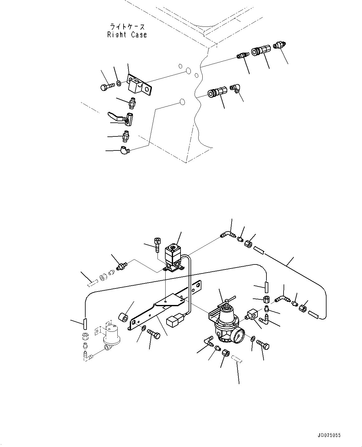 Tube(Air System,Air Piping,With Auto-greasing System) (201-62-41920) KOMATSU