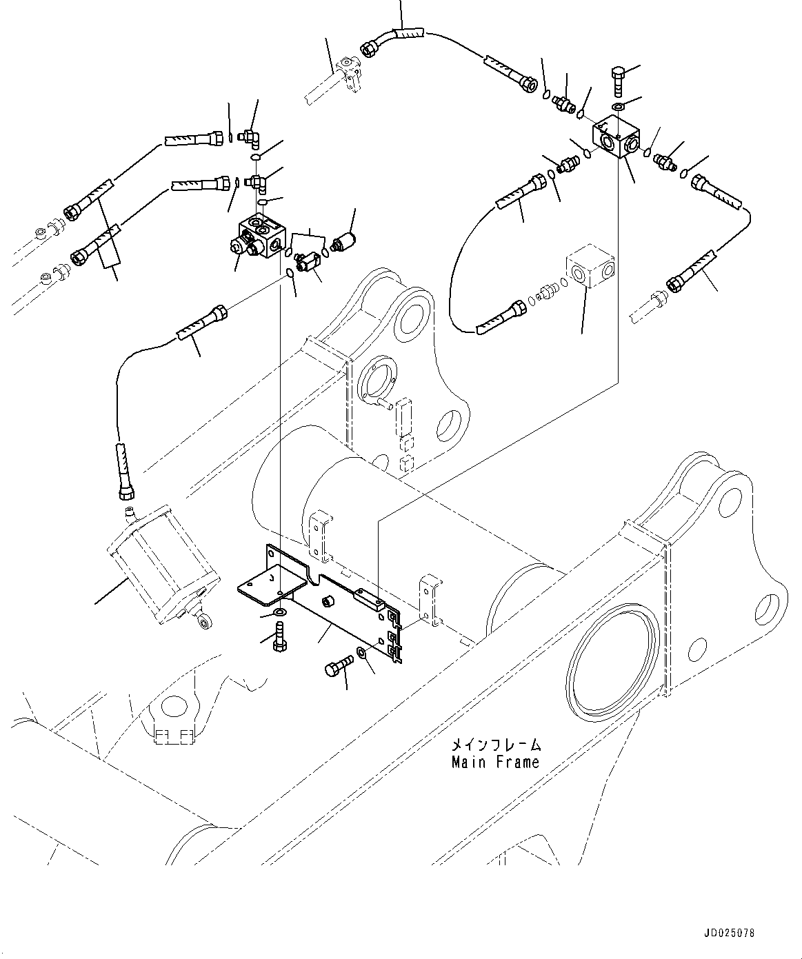 Cylinder, Spring(Rear Axle,Parking Brake) (426-32-25503) KOMATSU