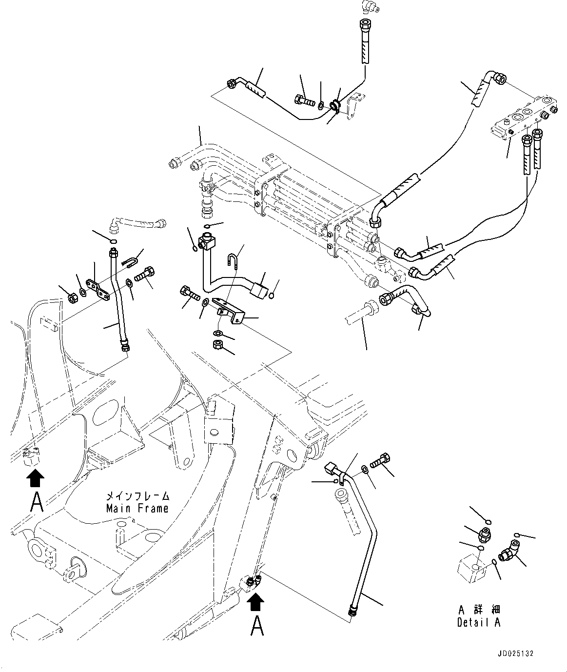 Block(Brake Piping,Joint) (566-43-83391) KOMATSU