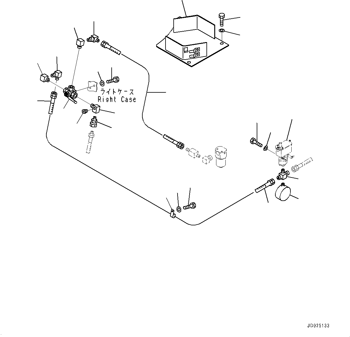 Switch, Pressure(Auto-greasing System,Switch and Plate) (21N-68-32590) KOMATSU