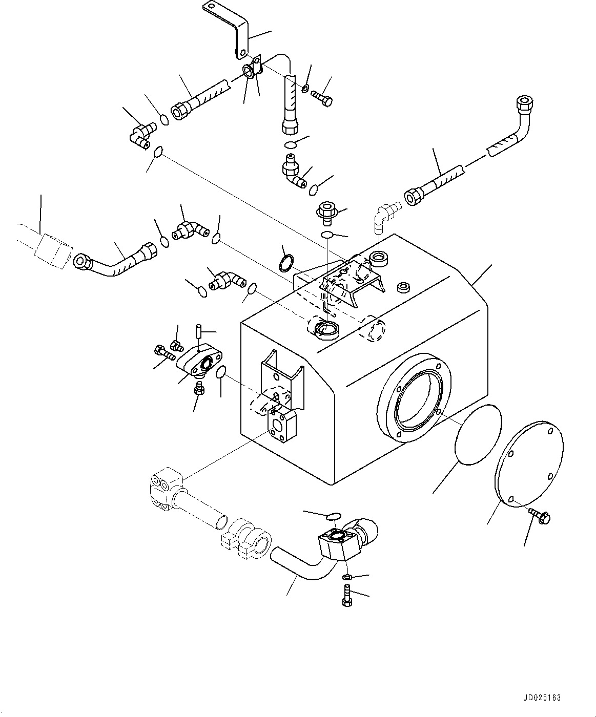 Tube(Brake Piping,Piping,For EC Regulation Arrangement) (566-43-83171) KOMATSU