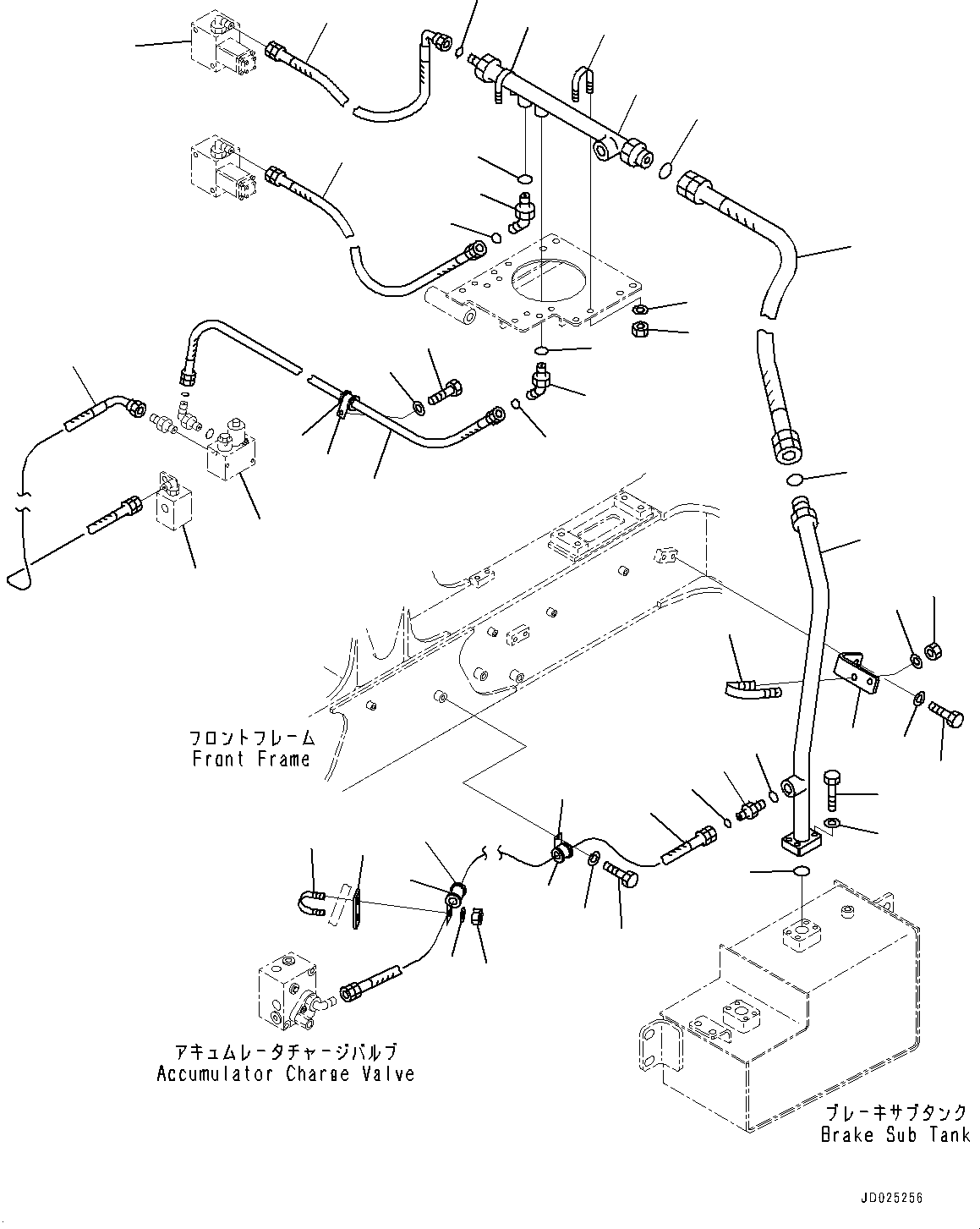 Tee(Accumulator,Related Parts) (56C-43-17610) KOMATSU