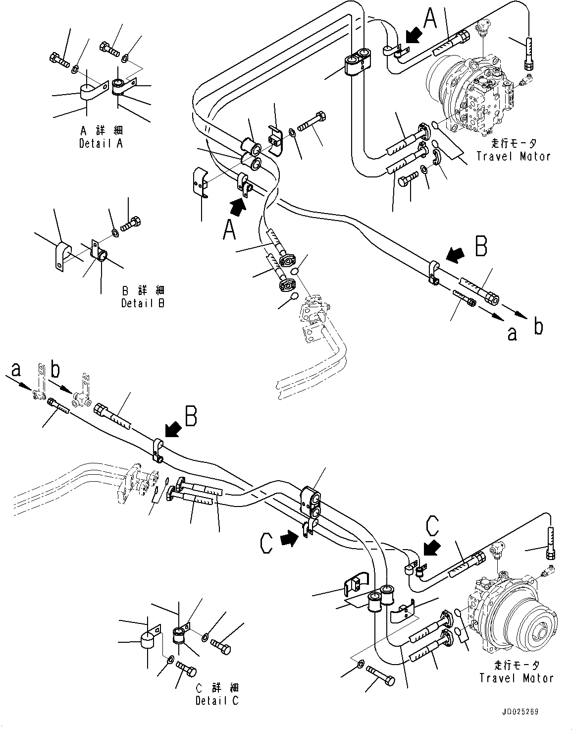 Шланг в сборе 21N-62-34720 KOMATSU