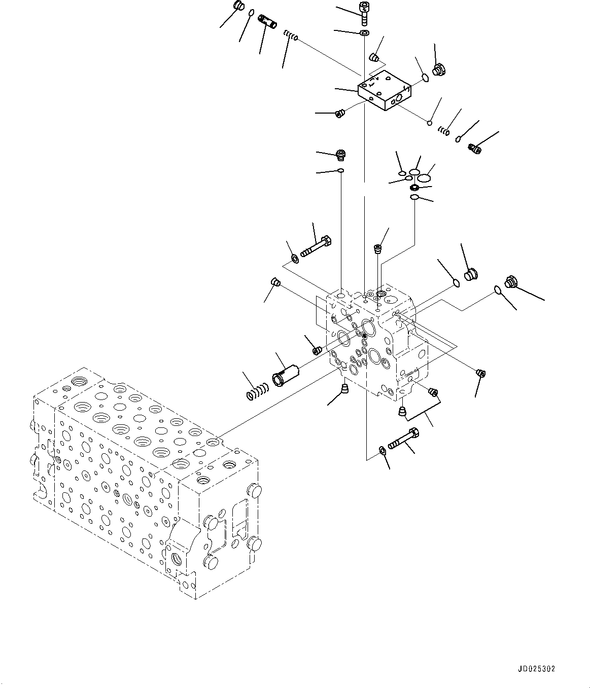 Клапан в сборе 723-40-72600 KOMATSU