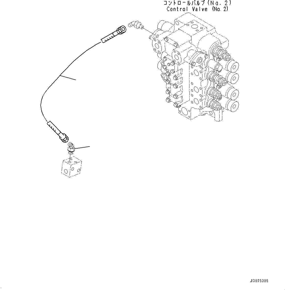Elbow(Return Piping,Related Parts) (02783-10315) KOMATSU