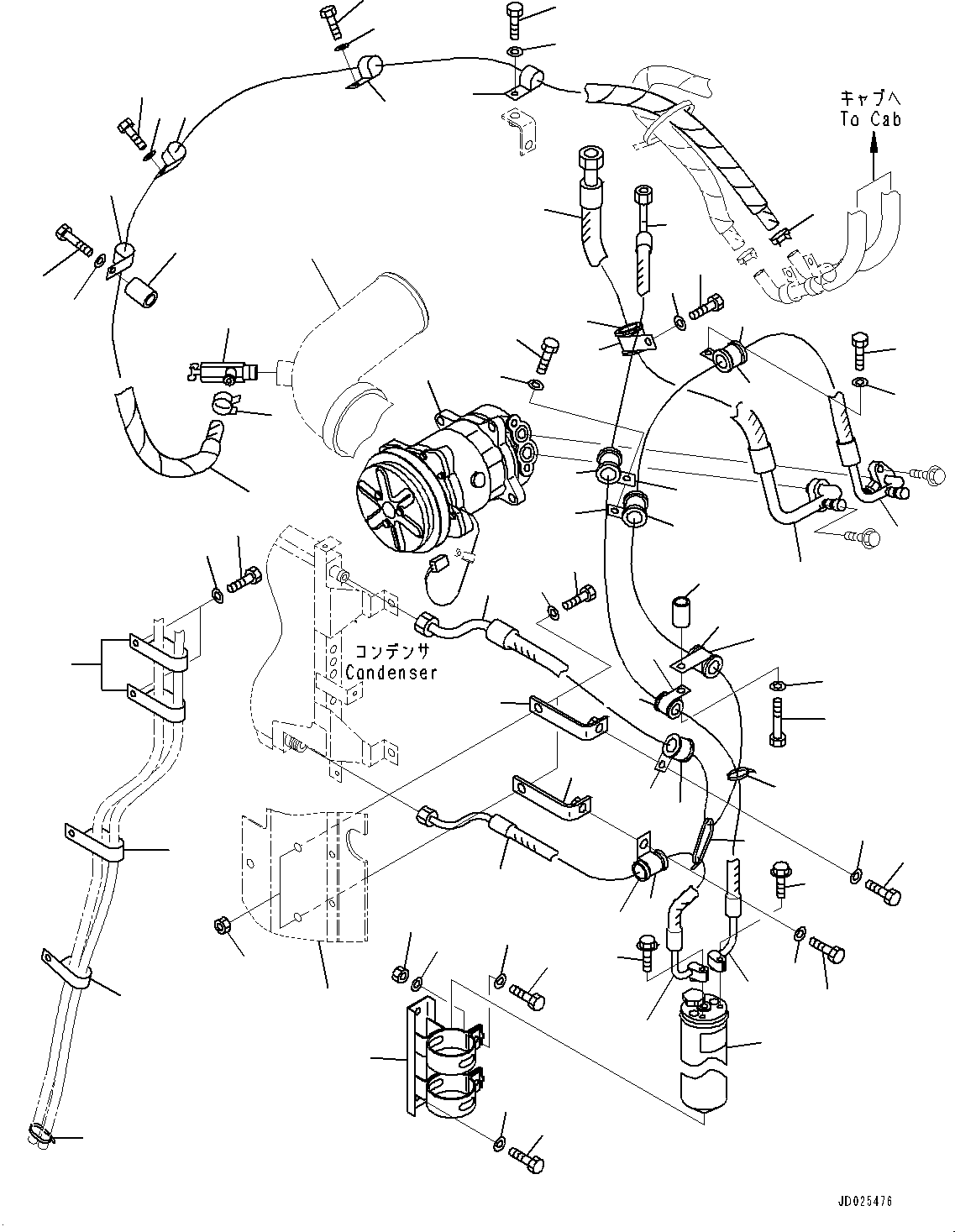 Baffle(Radiator,Mounting Parts) (566-03-81821) KOMATSU