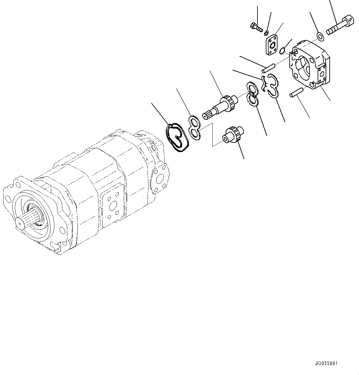 Шестерня ведущая (705-40-18G60) KOMATSU