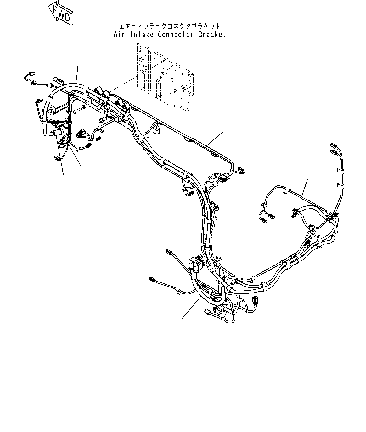 Жгут проводов 6245-81-5361 KOMATSU