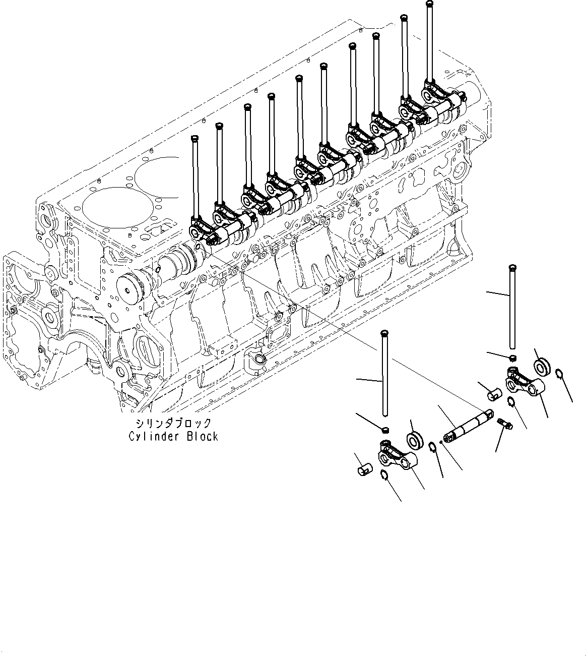 Рычаг в сборе 6246-41-2300 KOMATSU