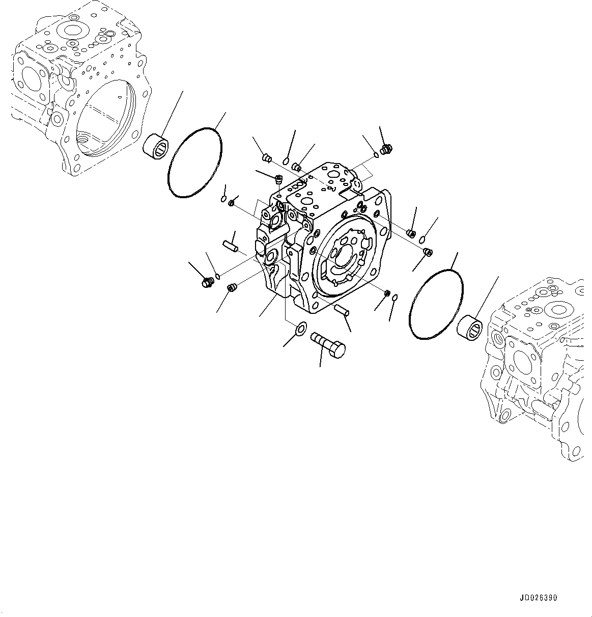 Cap Assembly, End (708-2G-04391) KOMATSU