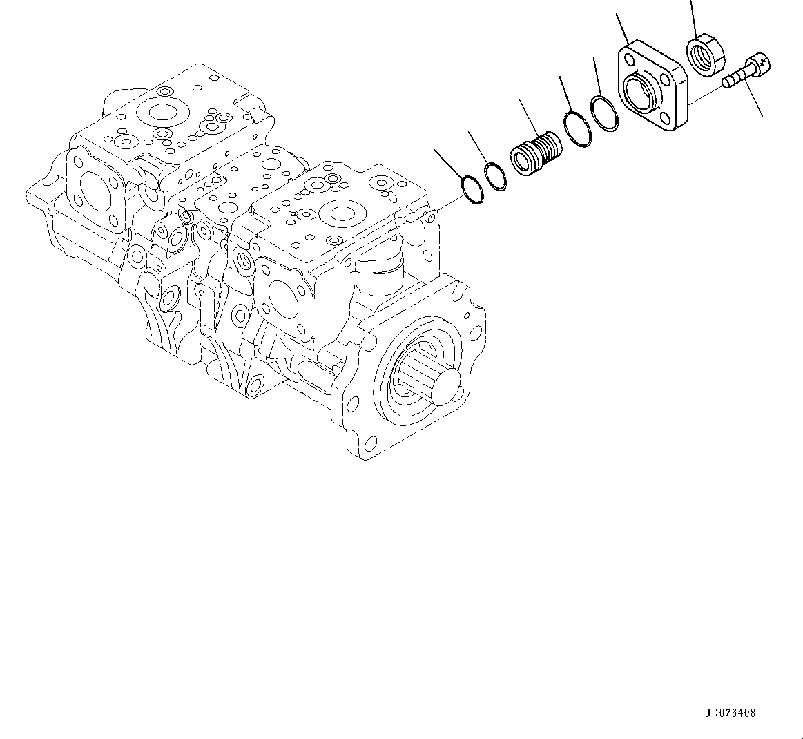 Крышка в сборе (708-2G-03460) KOMATSU