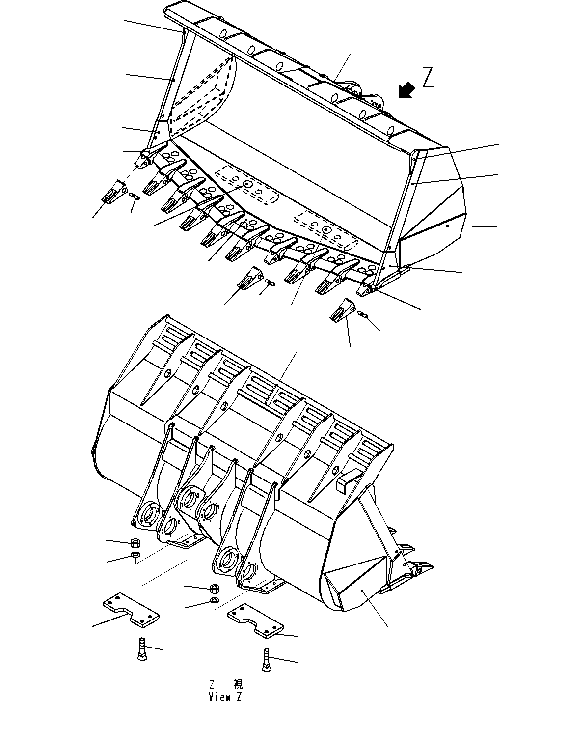 Bucket Assembly 426-819-3800 KOMATSU