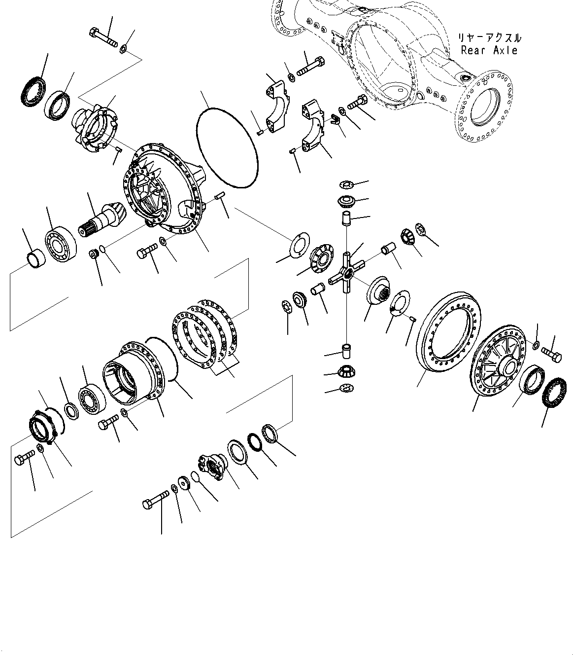 Дифференциал в сборе 426-23-31013 KOMATSU