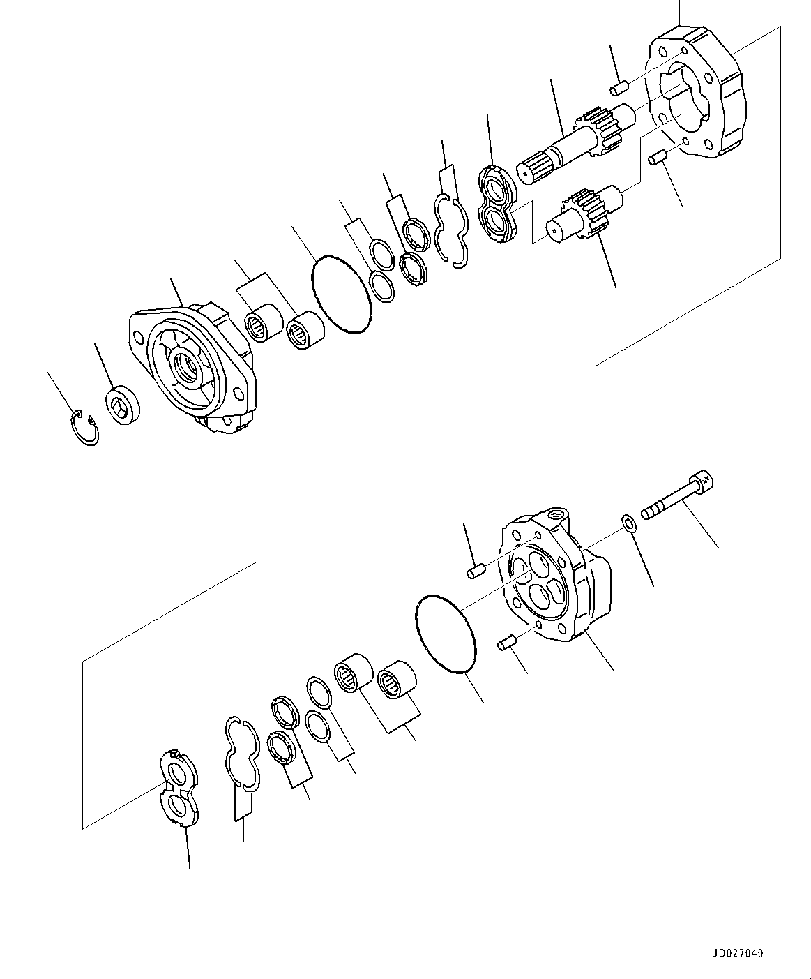 Шестерня ведущая (704-37-40410) KOMATSU