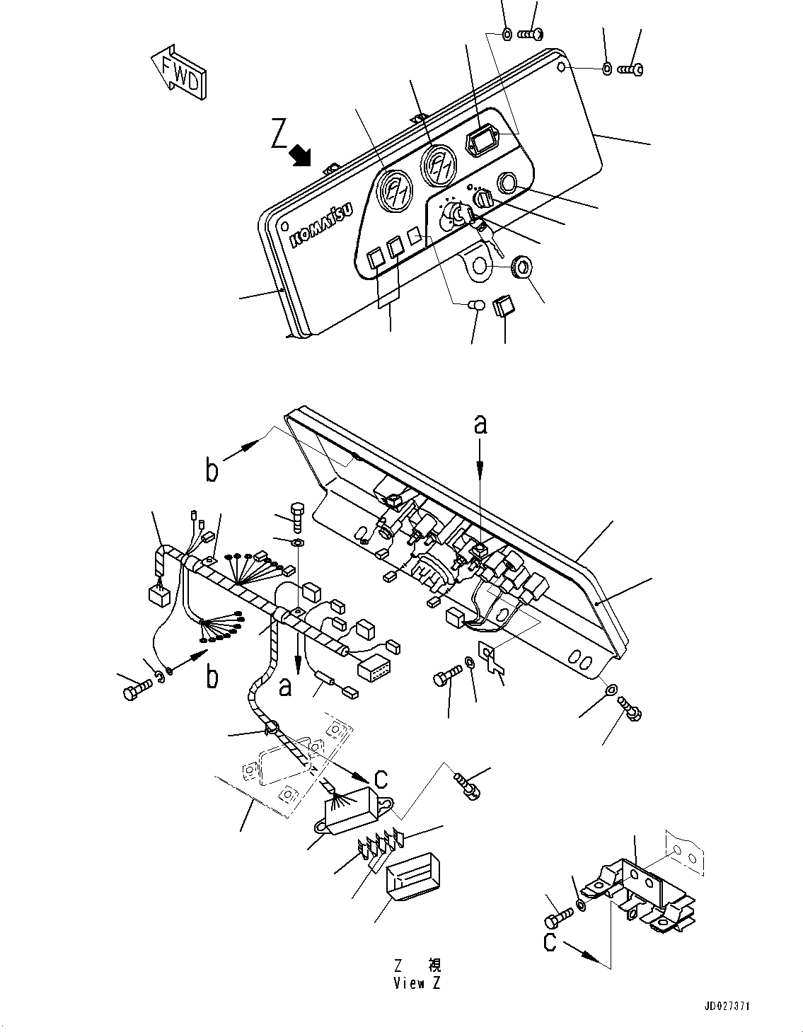 Bracket(Brake Control,Brake Pedal,With Mono Lever Steering,For Machine With Decelerator Pedal) (114-43-48910) KOMATSU