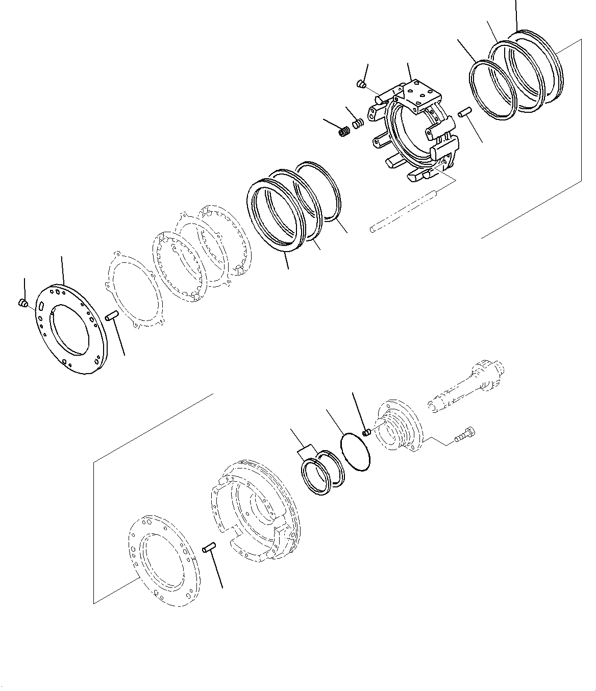 Transmission Assembly, 3 Forward - 3 Reverse 104-15-41012 KOMATSU