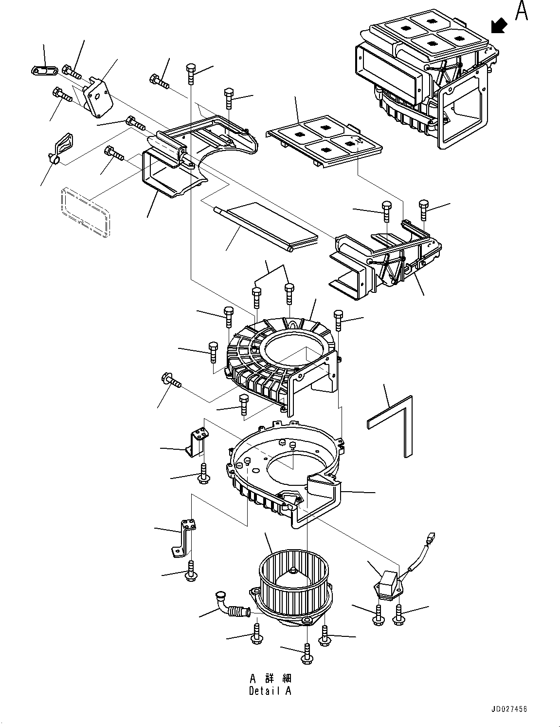 Case Assembly, Blower ANT51153-10240 KOMATSU