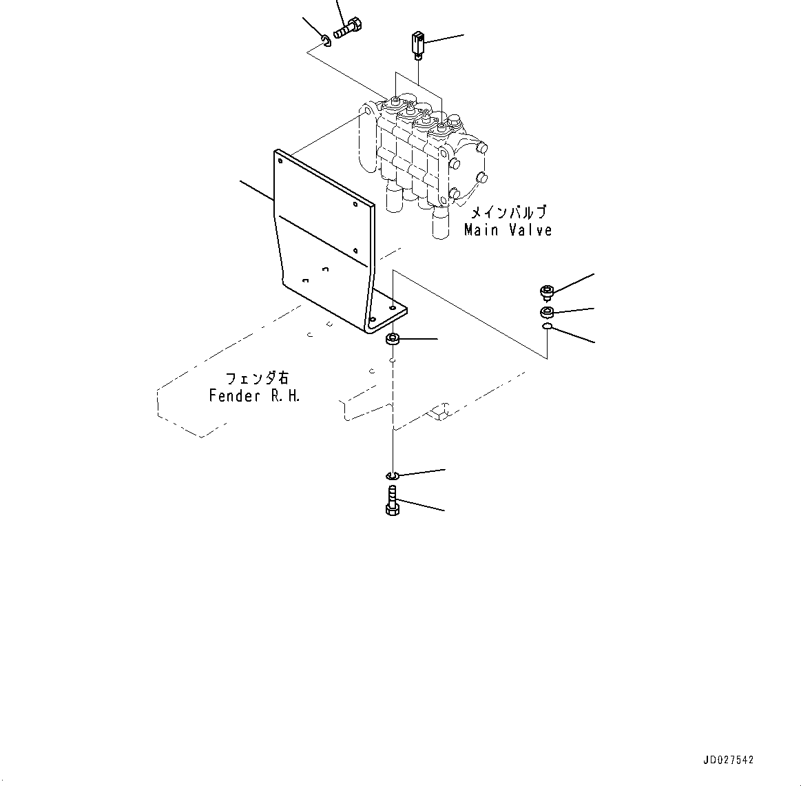 Кронштейн 104-60-42420 KOMATSU