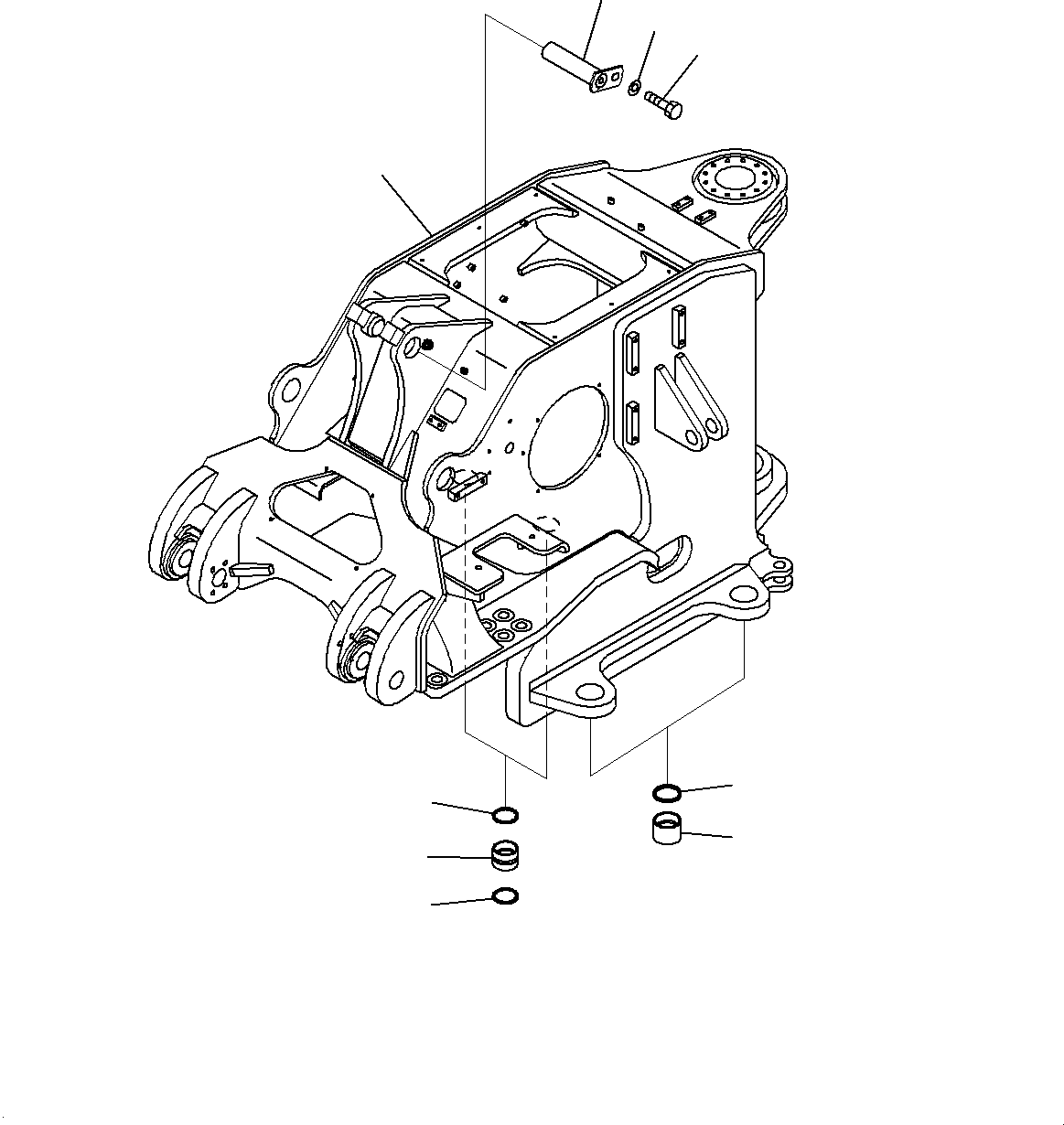 Frame, Front 41E-46-31102 KOMATSU