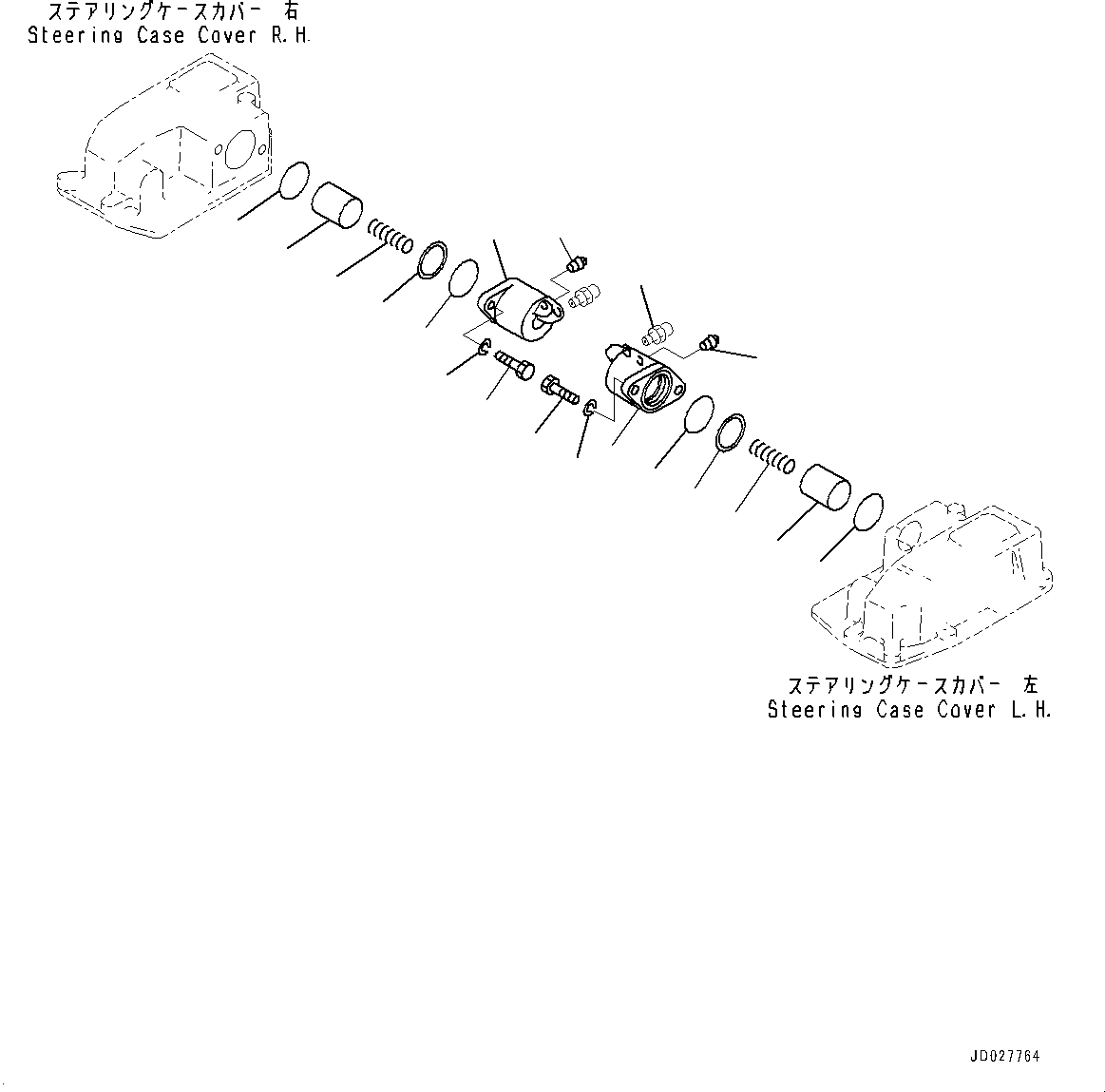 CYLINDER,R.H. 104-40-38320 KOMATSU