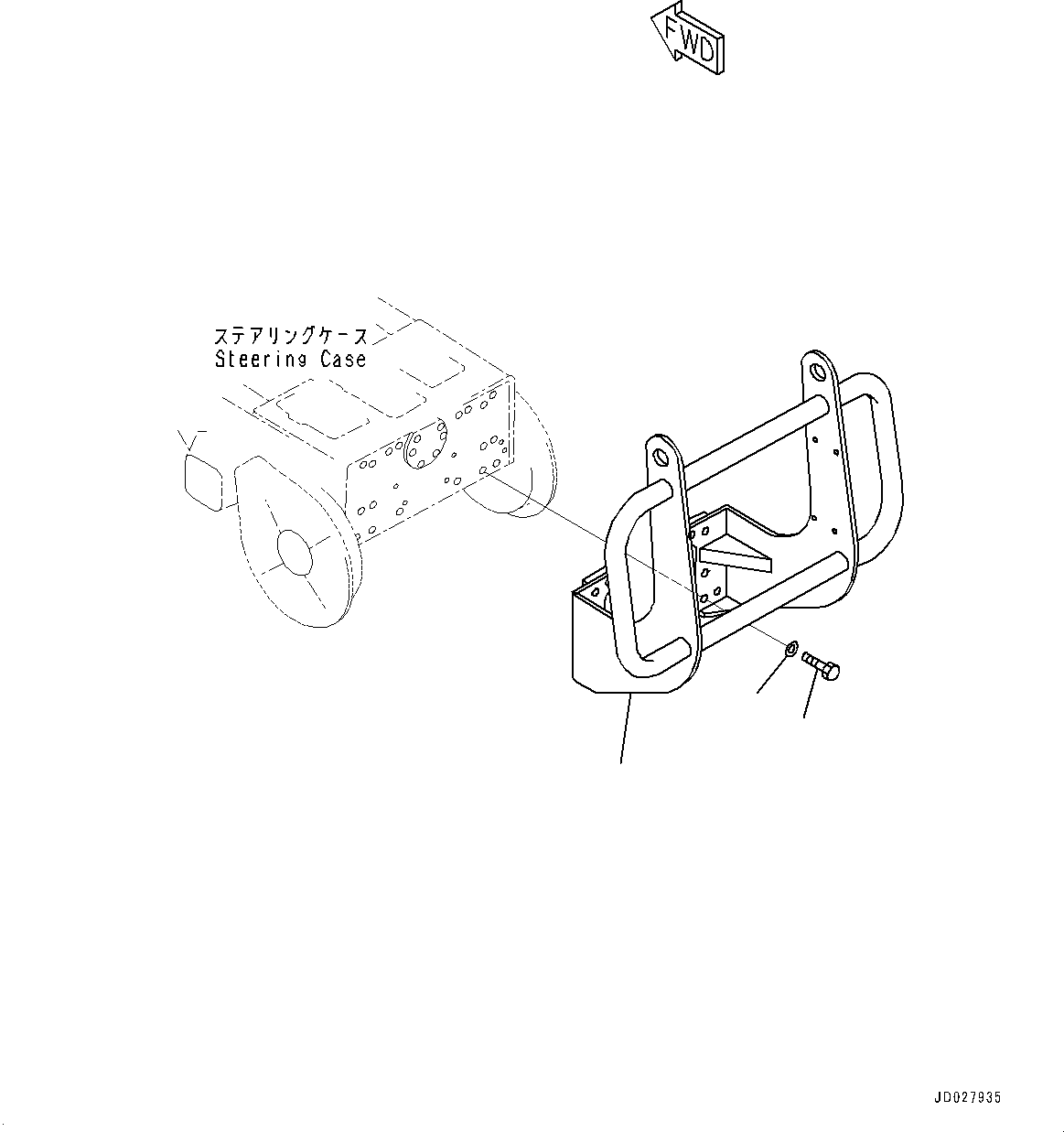 GUARD,REAR 104-Z16-1910 KOMATSU
