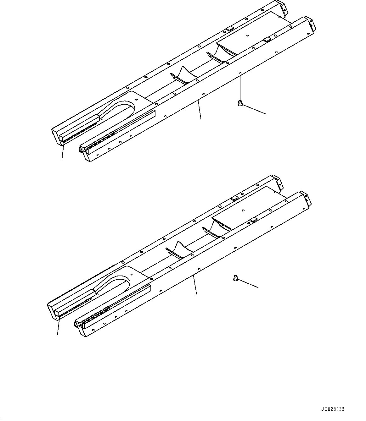 FRAME,TRACK¤ L.H. 103-30-31111 KOMATSU