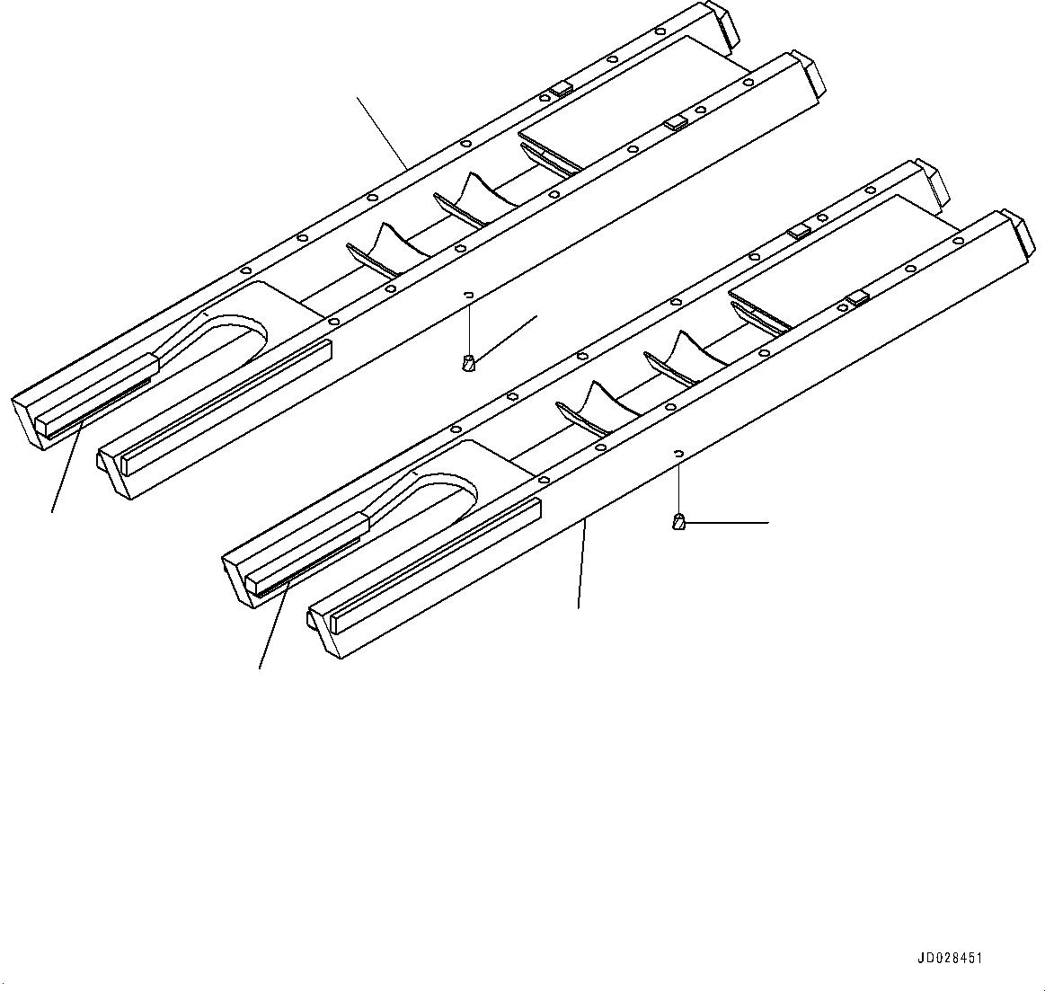 Рама правая 10G-30-21161 KOMATSU