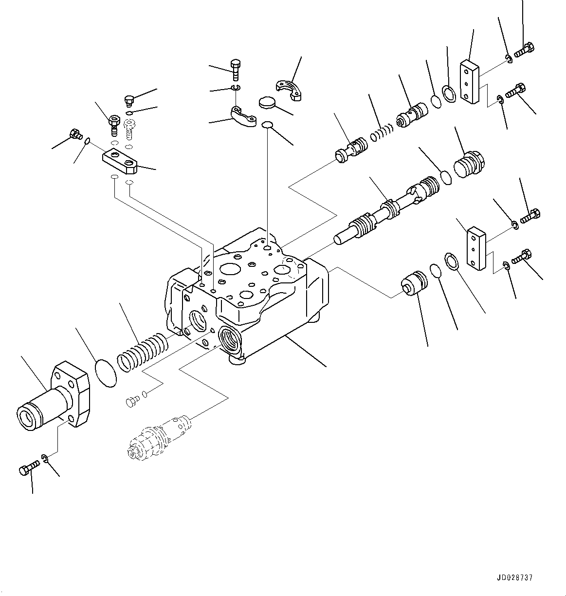 Клапан в сборе 702-21-02700 KOMATSU