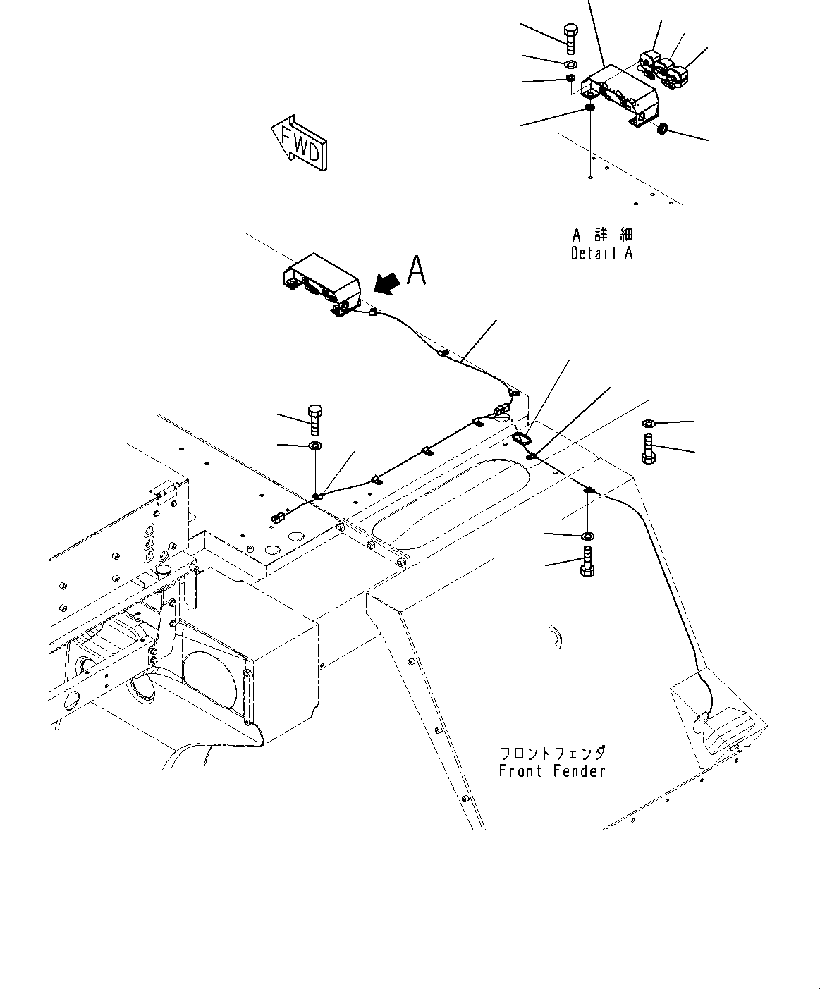 Жгут проводов 561-84-86140 KOMATSU