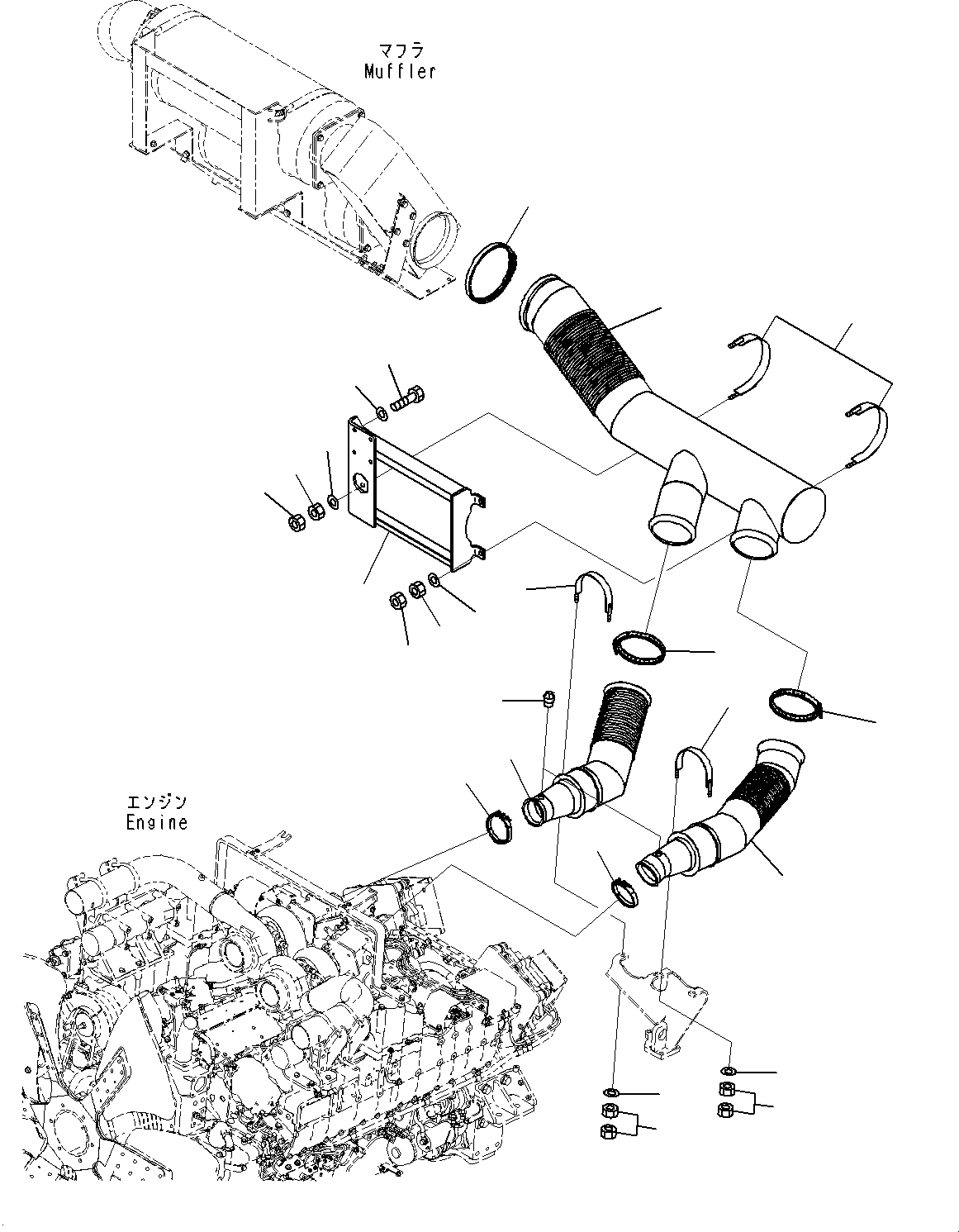 Трубка 561-84-84342 KOMATSU