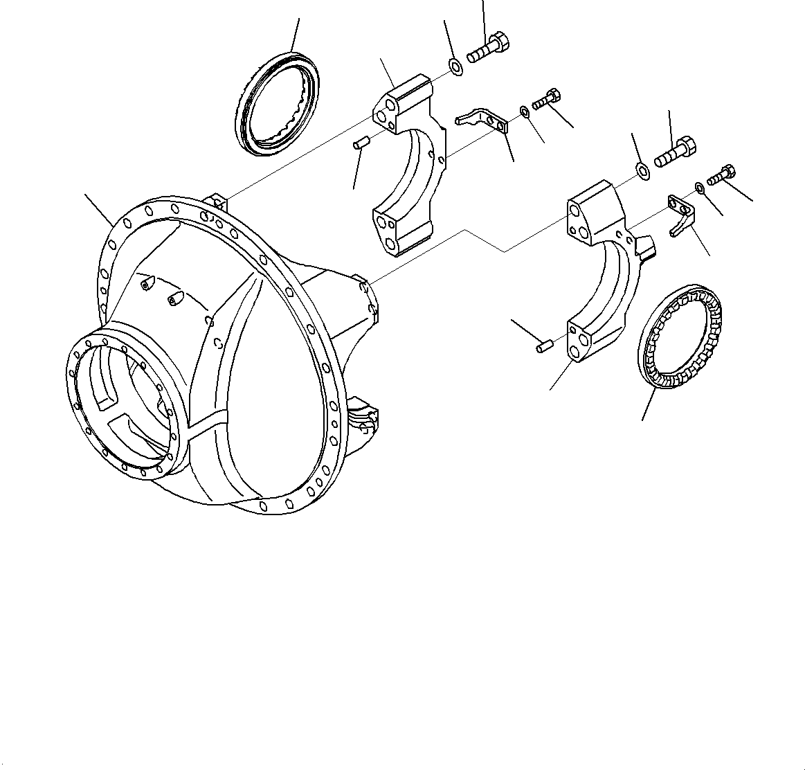 Axle Assembly, Auto-greasing 561-22-700A0 KOMATSU