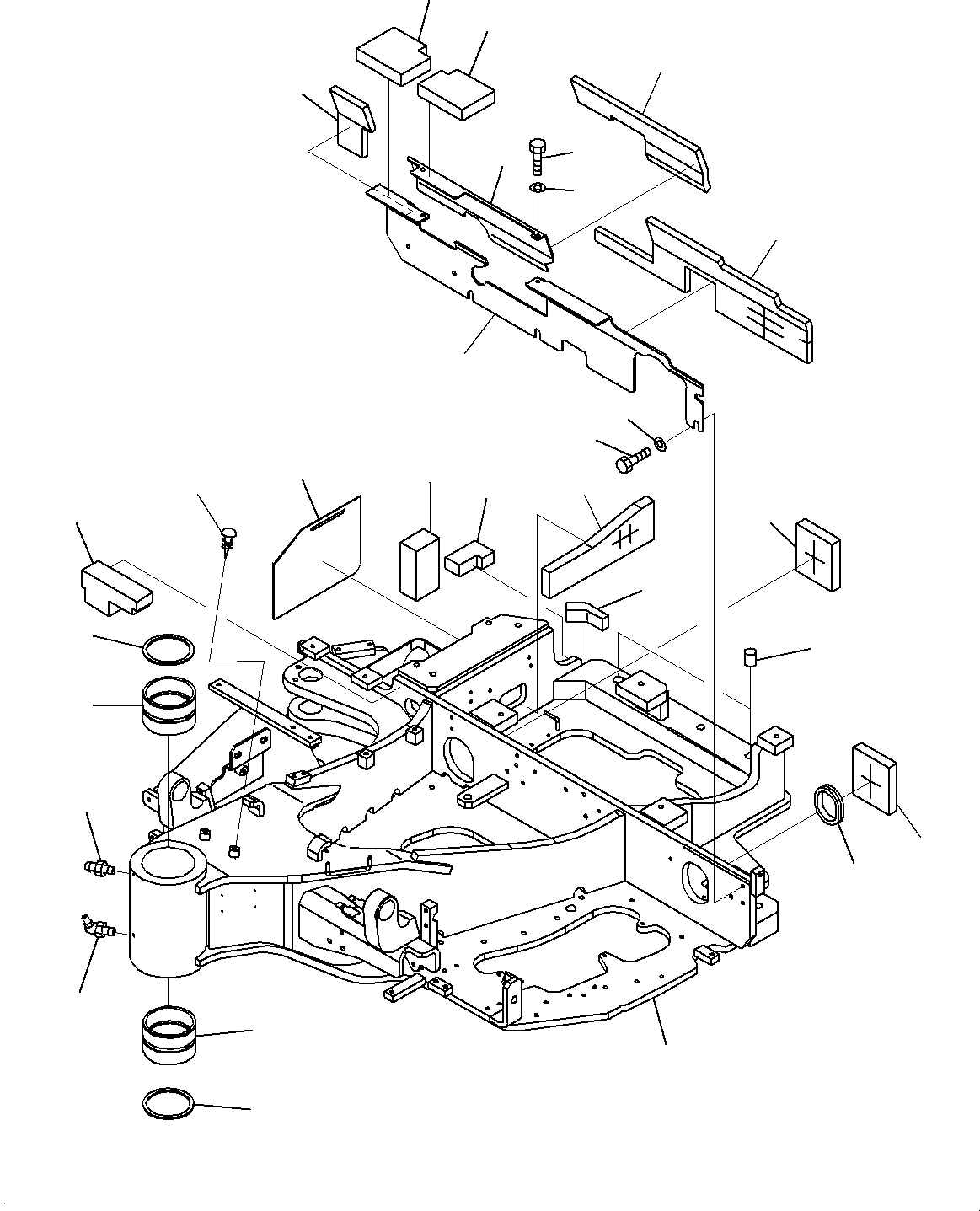 Frame, Revolving 22F-46-31430 KOMATSU