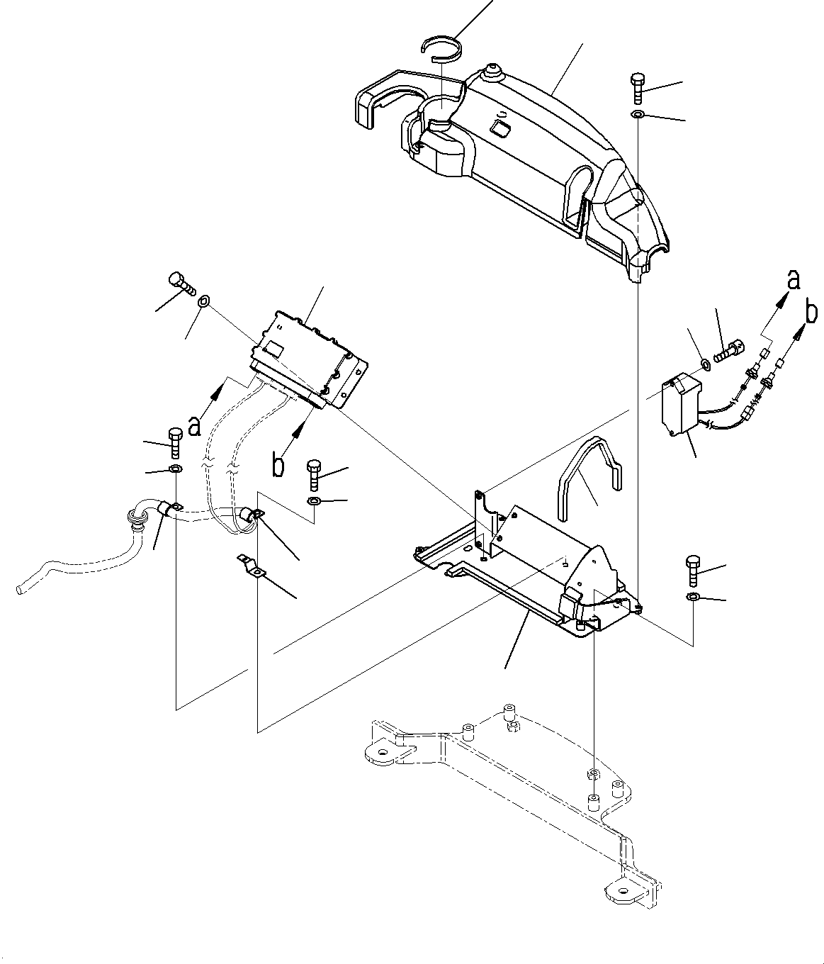 Box Assembly, Antenna 7826-20-9802 KOMATSU