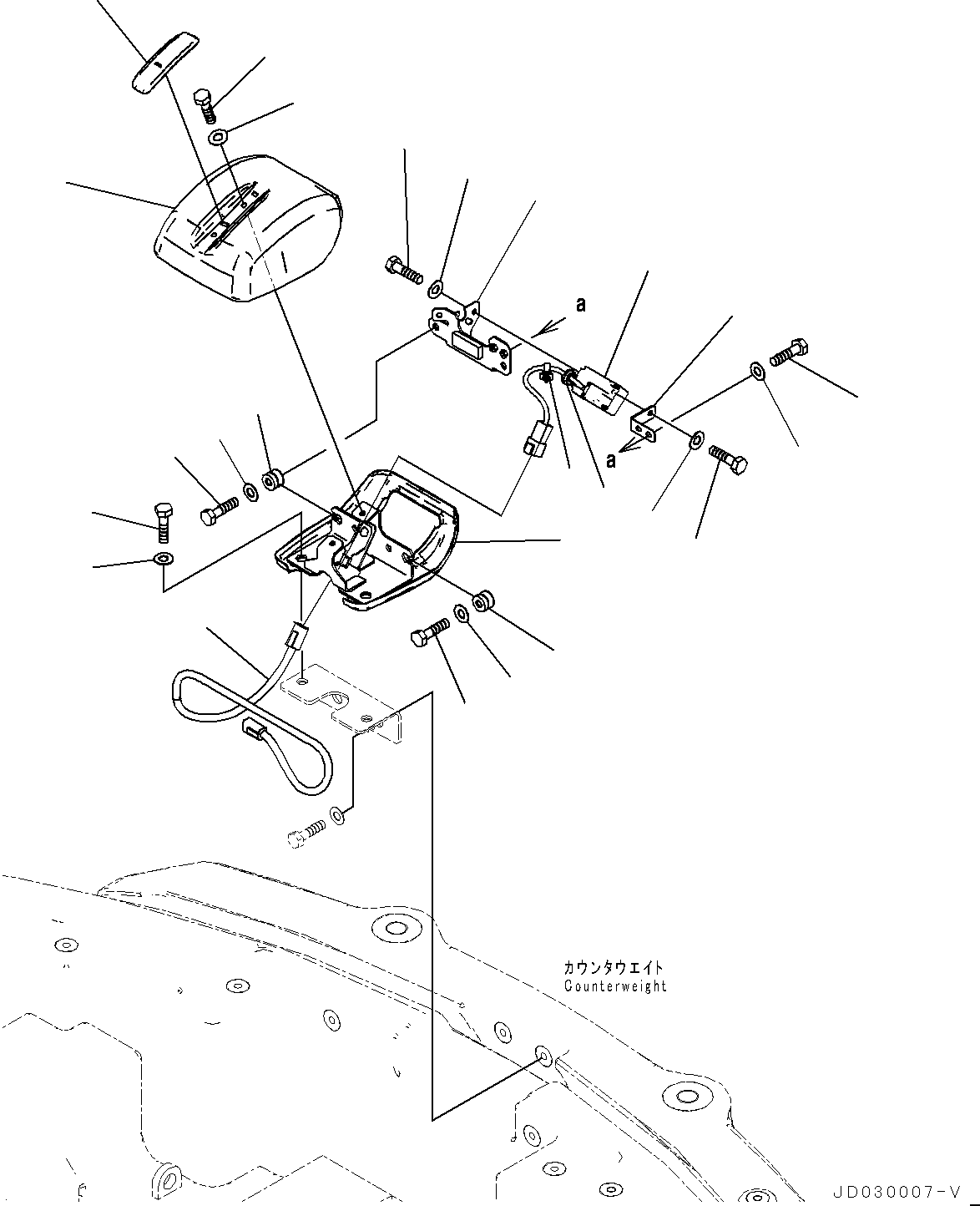 Кабель 22U-06-31280 KOMATSU