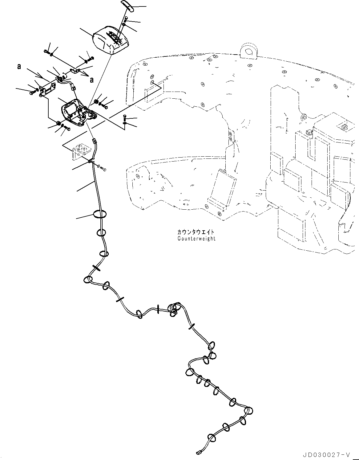 Кабель 22U-06-31290 KOMATSU