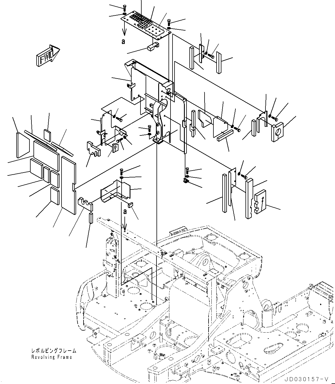 Крышка в сборе 22U-54-34940 KOMATSU