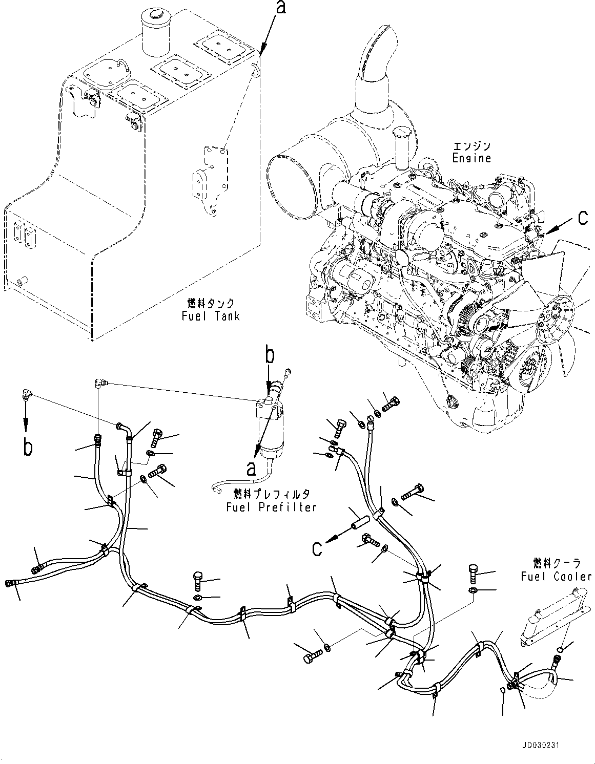 Шланг 22U-04-31260 KOMATSU
