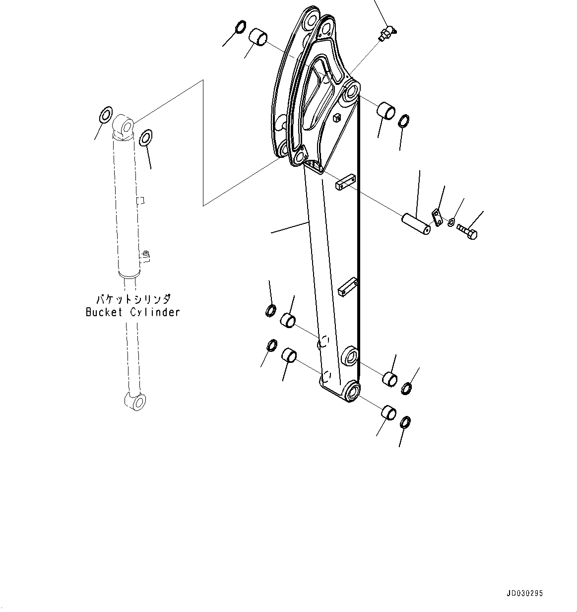 ARM, ASSEMBLY 22F-70-33500 KOMATSU