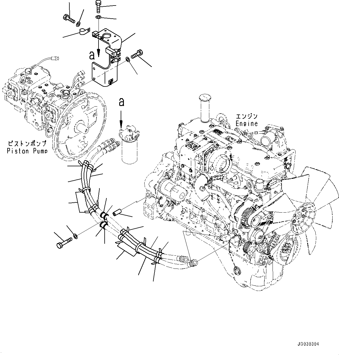 Кронштейн 22U-62-34121 KOMATSU