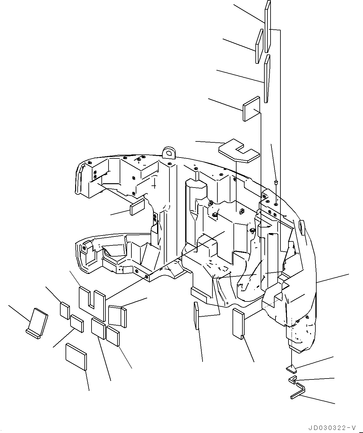 Weight, 6035Kg 22U-46-34111 KOMATSU