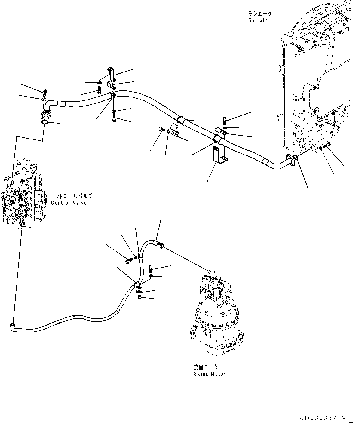 Шланг 22U-62-34580 KOMATSU
