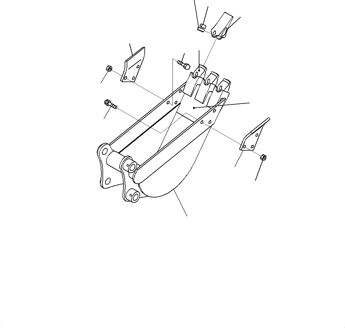 Bucket Assembly 20R-926-0121 KOMATSU