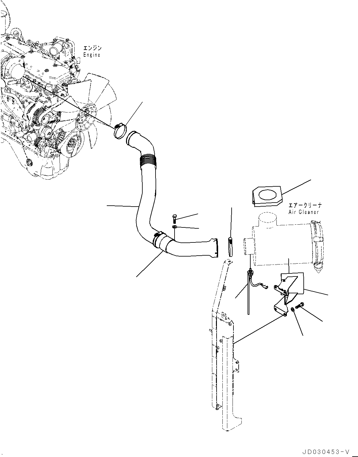 Зажим 22U-01-31280 KOMATSU