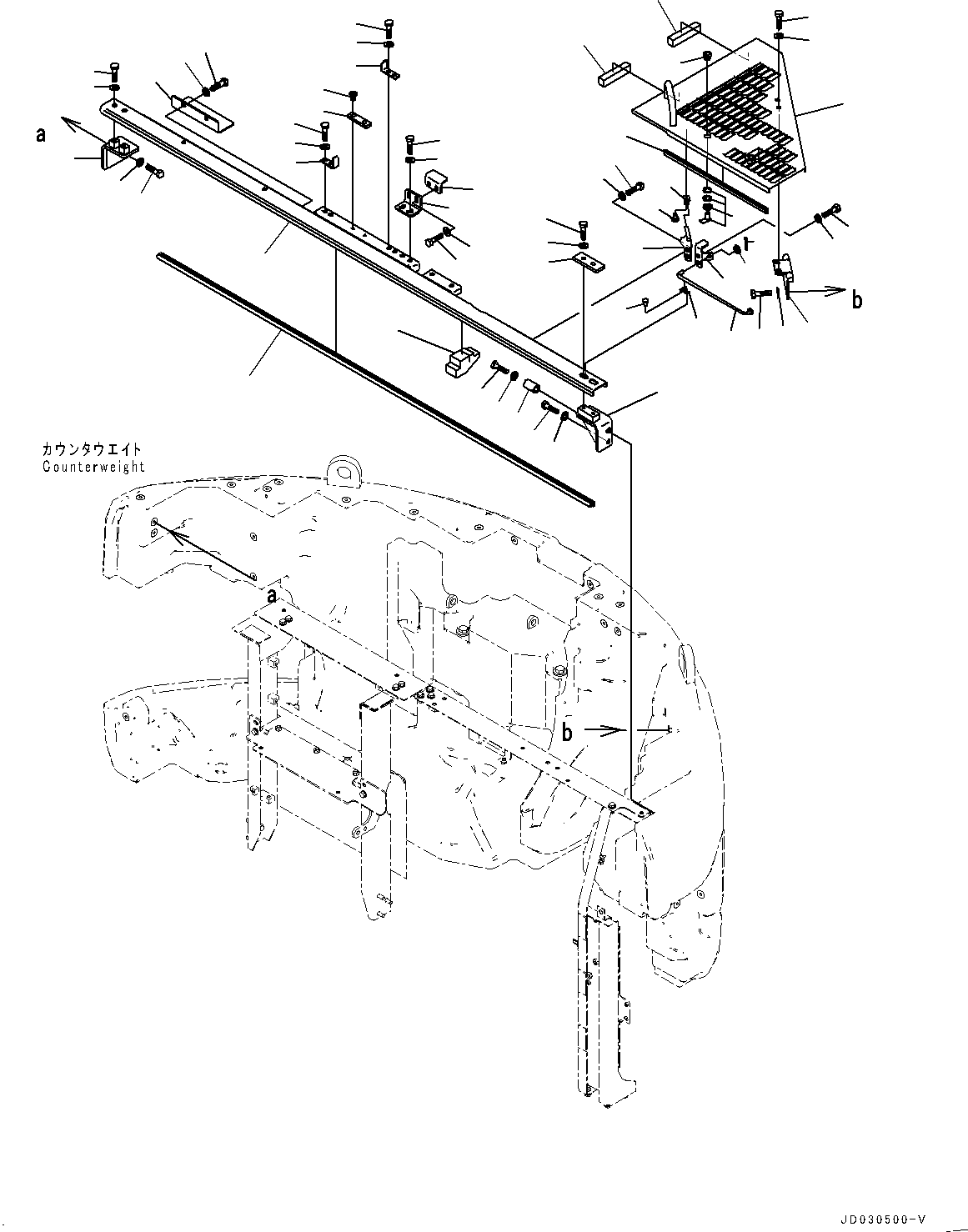 Планка 22U-54-32440 KOMATSU