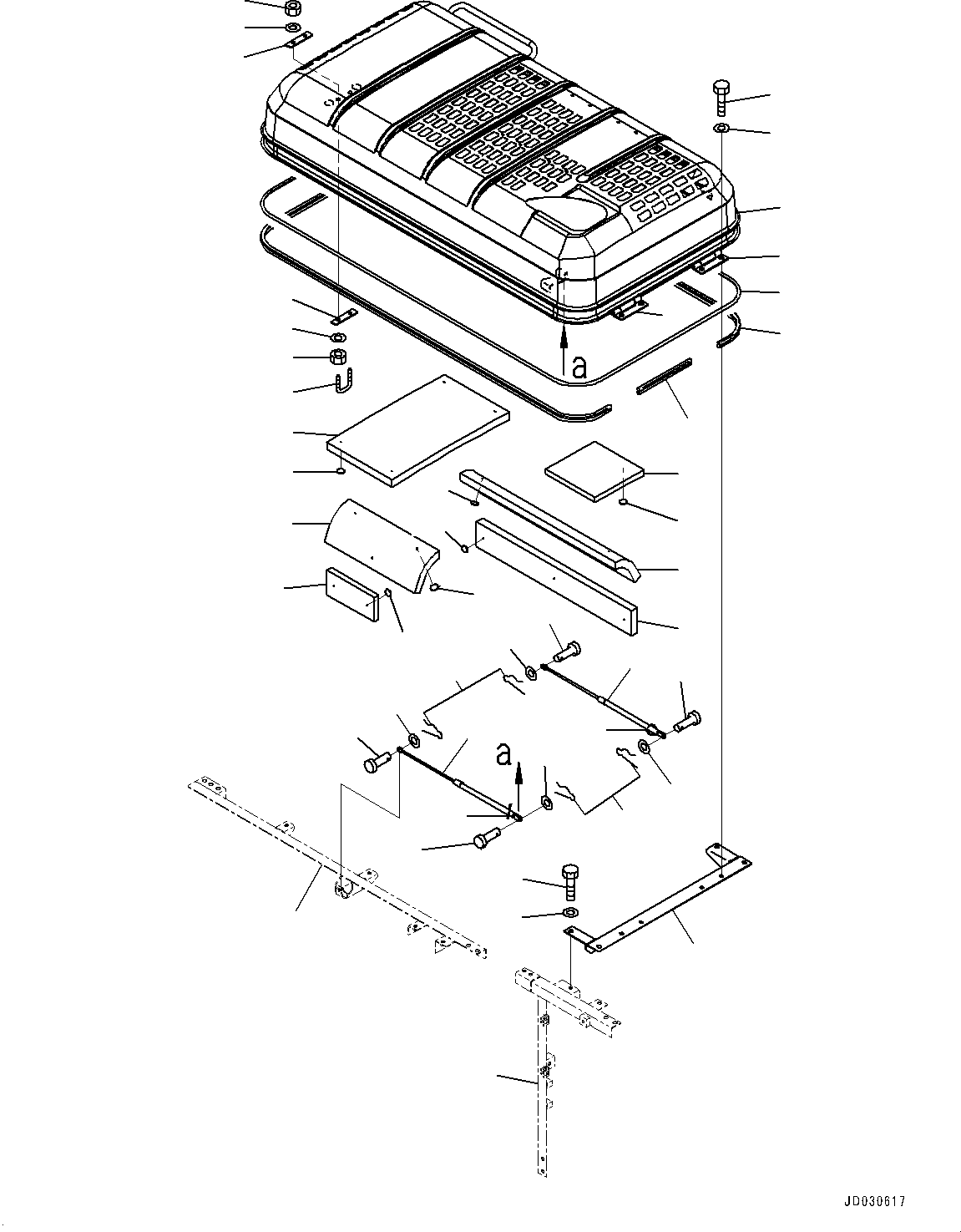 Frame(Frame) (8240-54-4671) KOMATSU